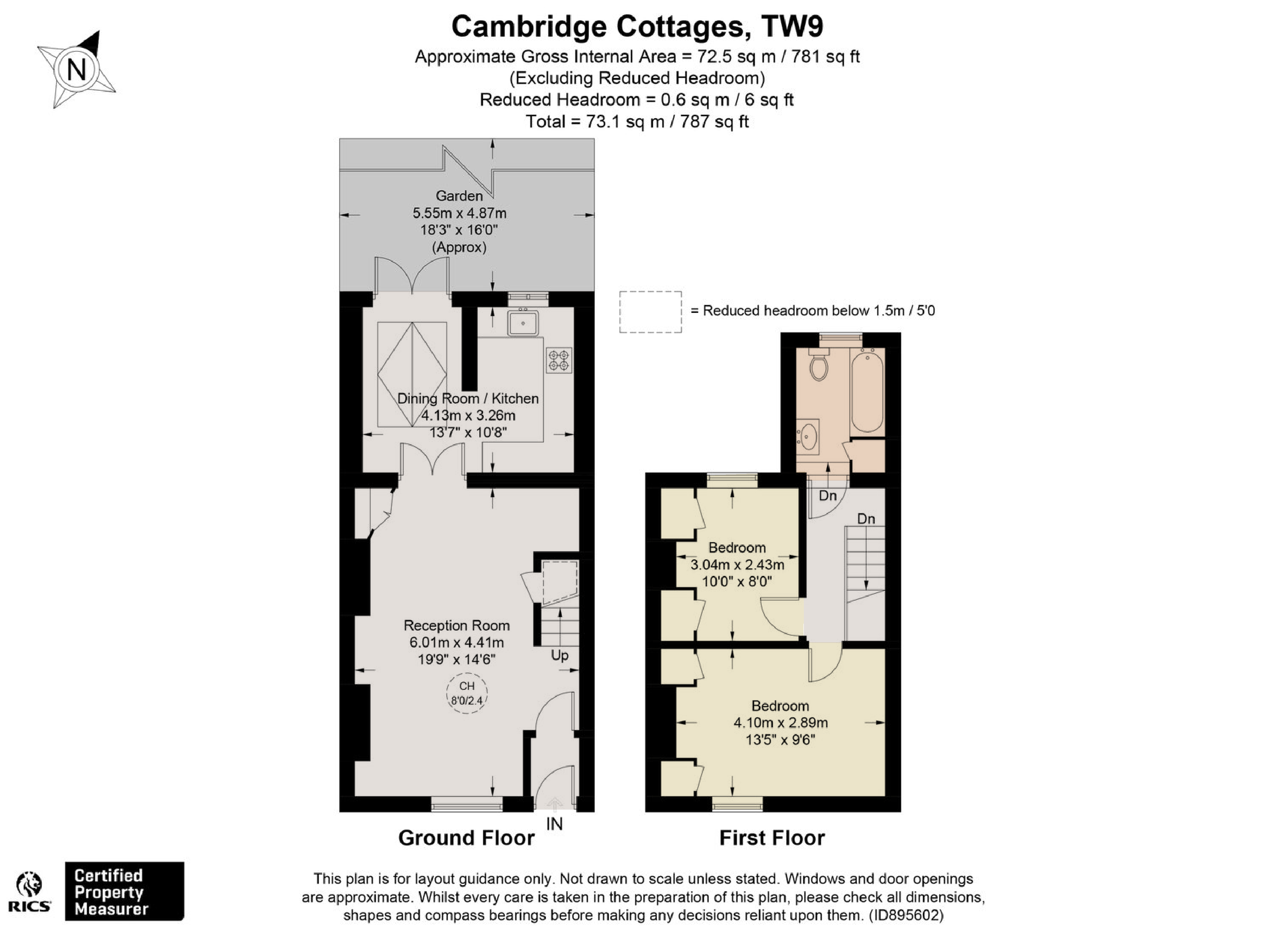 Cambridge Cottages, Kew floorplan