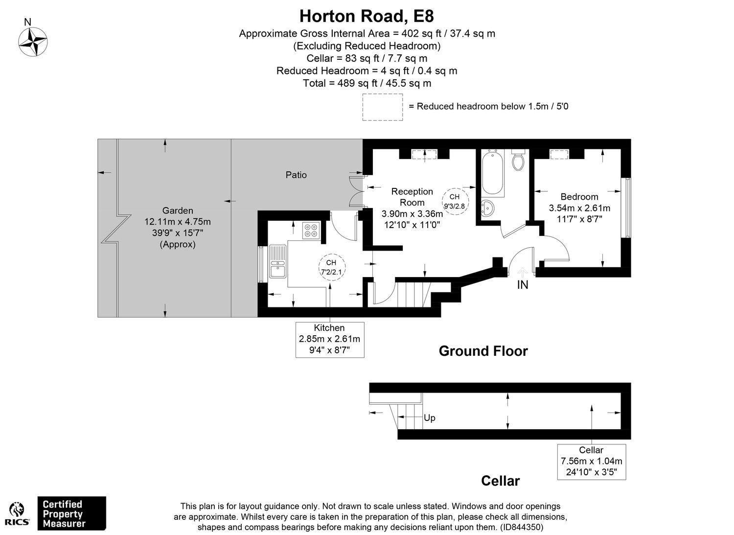 Horton Road, Hackney floorplan