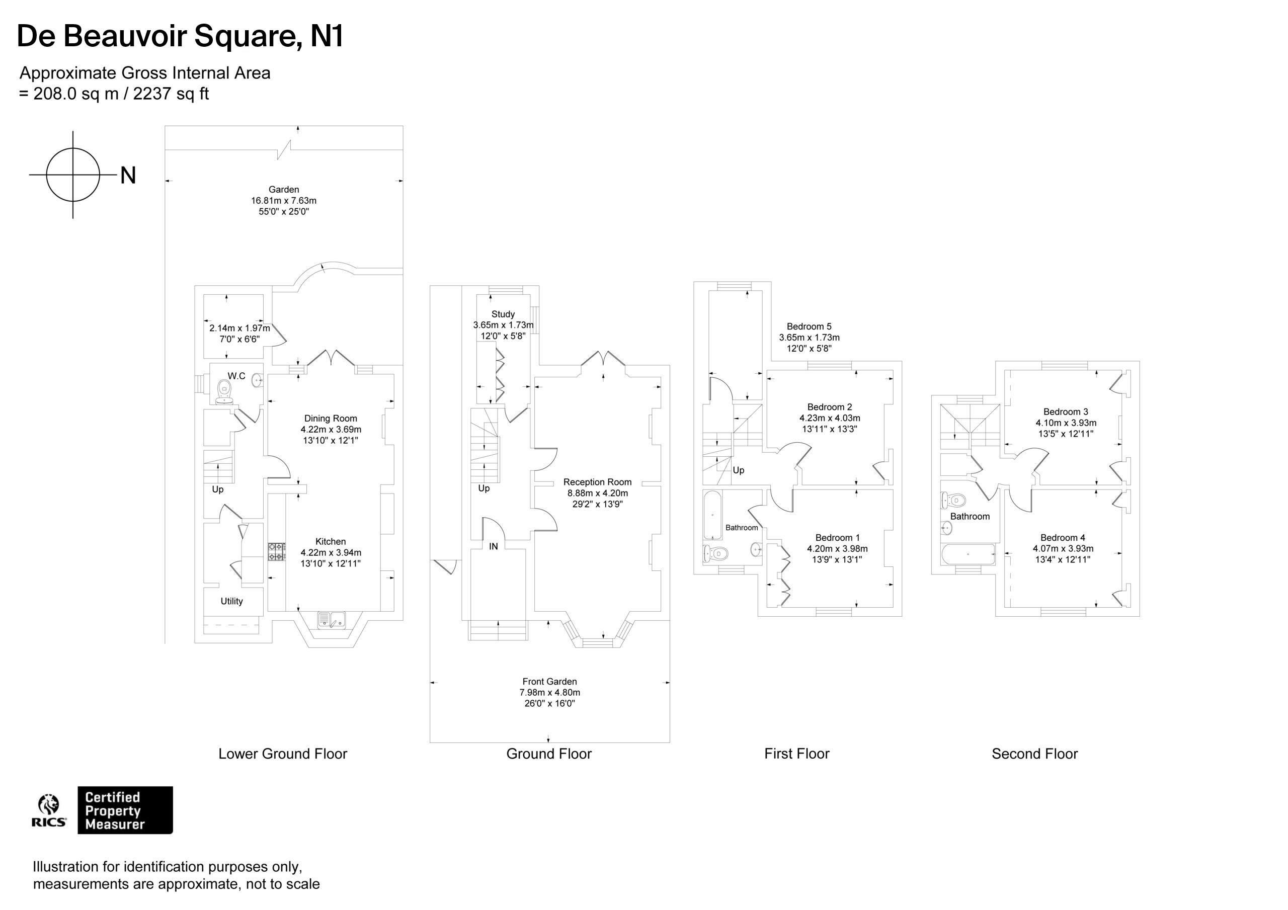 De Beauvoir Square floorplan