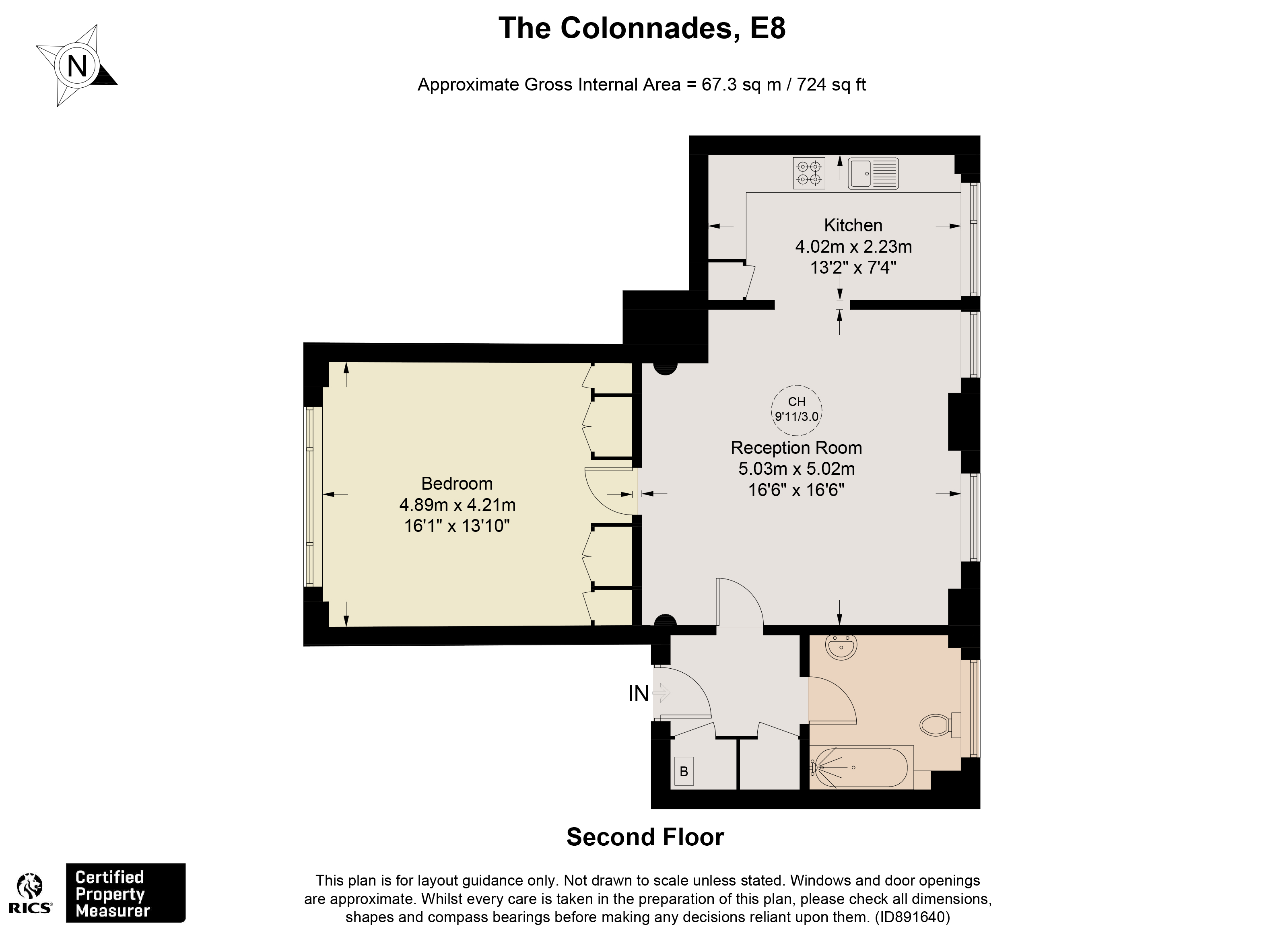 The Colonnades, Wilton Way floorplan