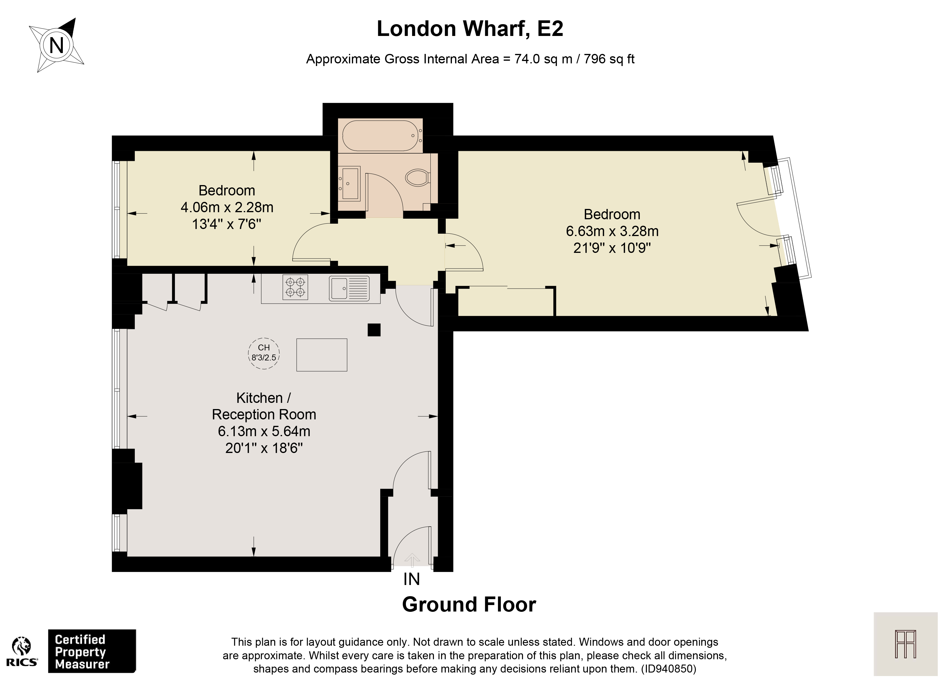 London Wharf, Cambridge Heath floorplan