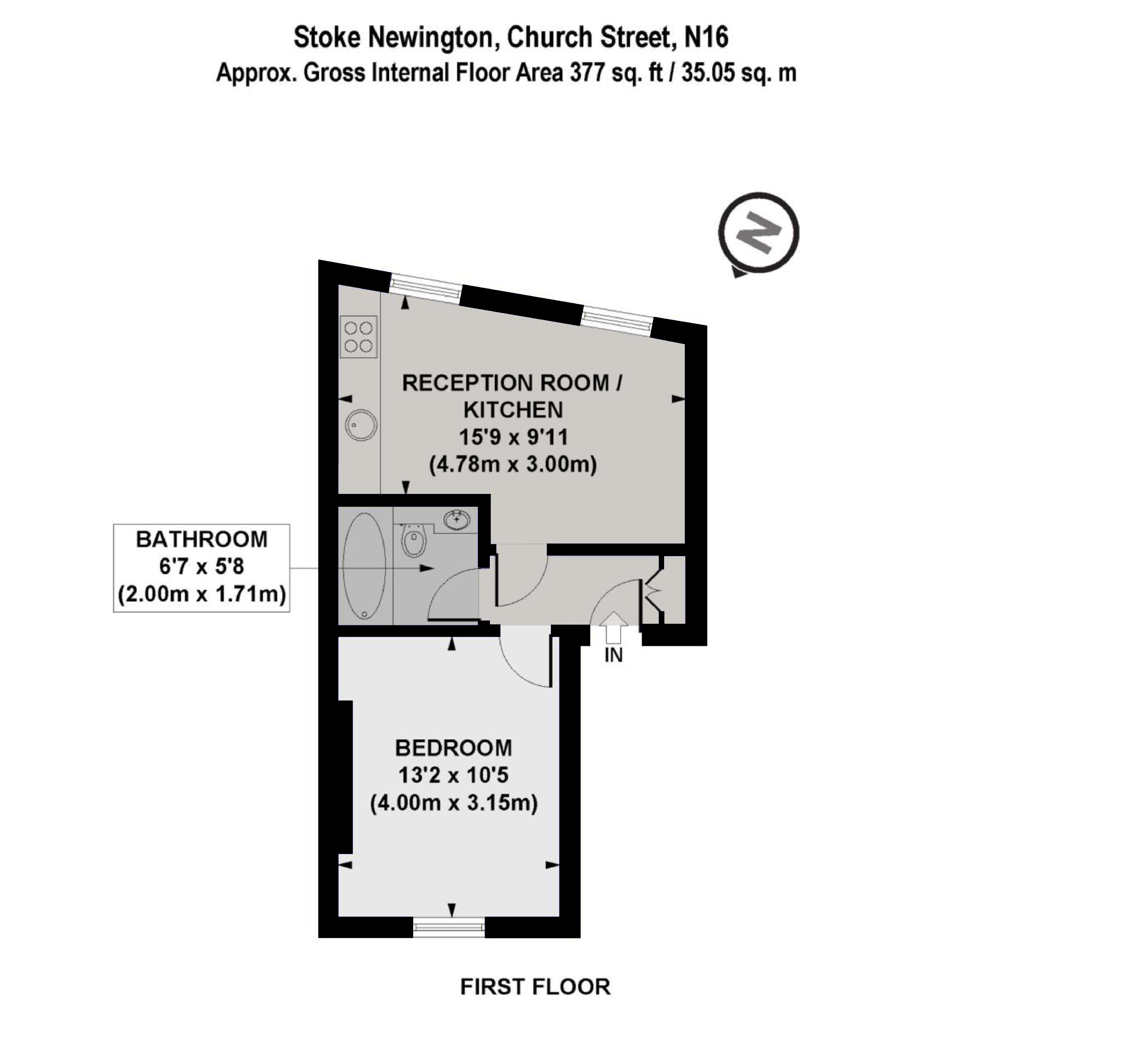 Stoke Newington, Church Street floorplan