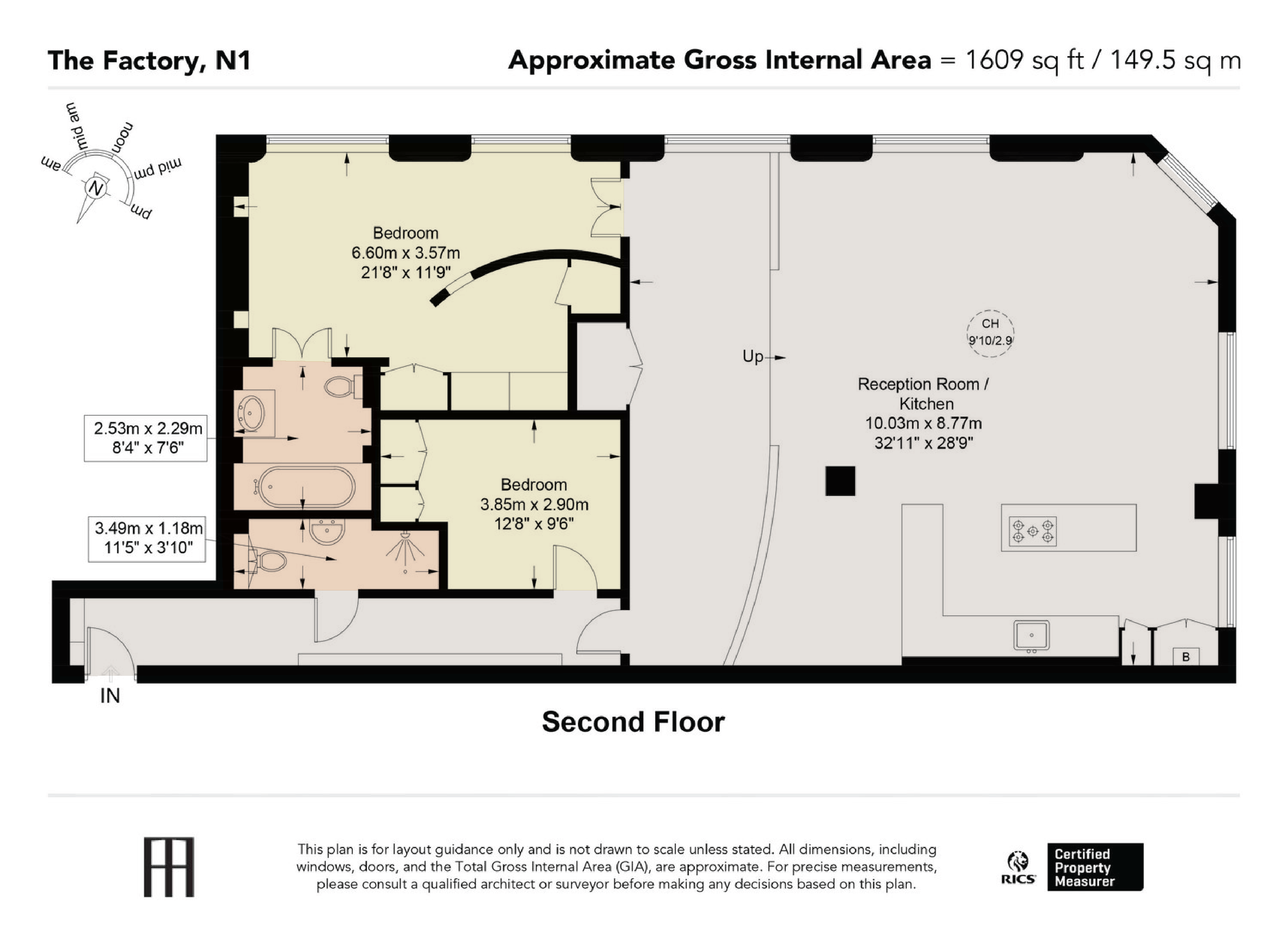 The Factory, Shoreditch floorplan