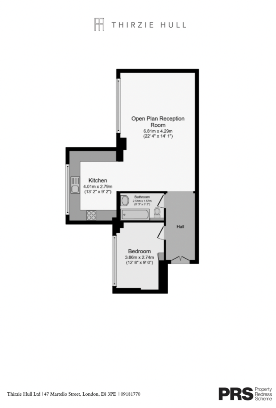 The Colonnades, Wilton Way floorplan