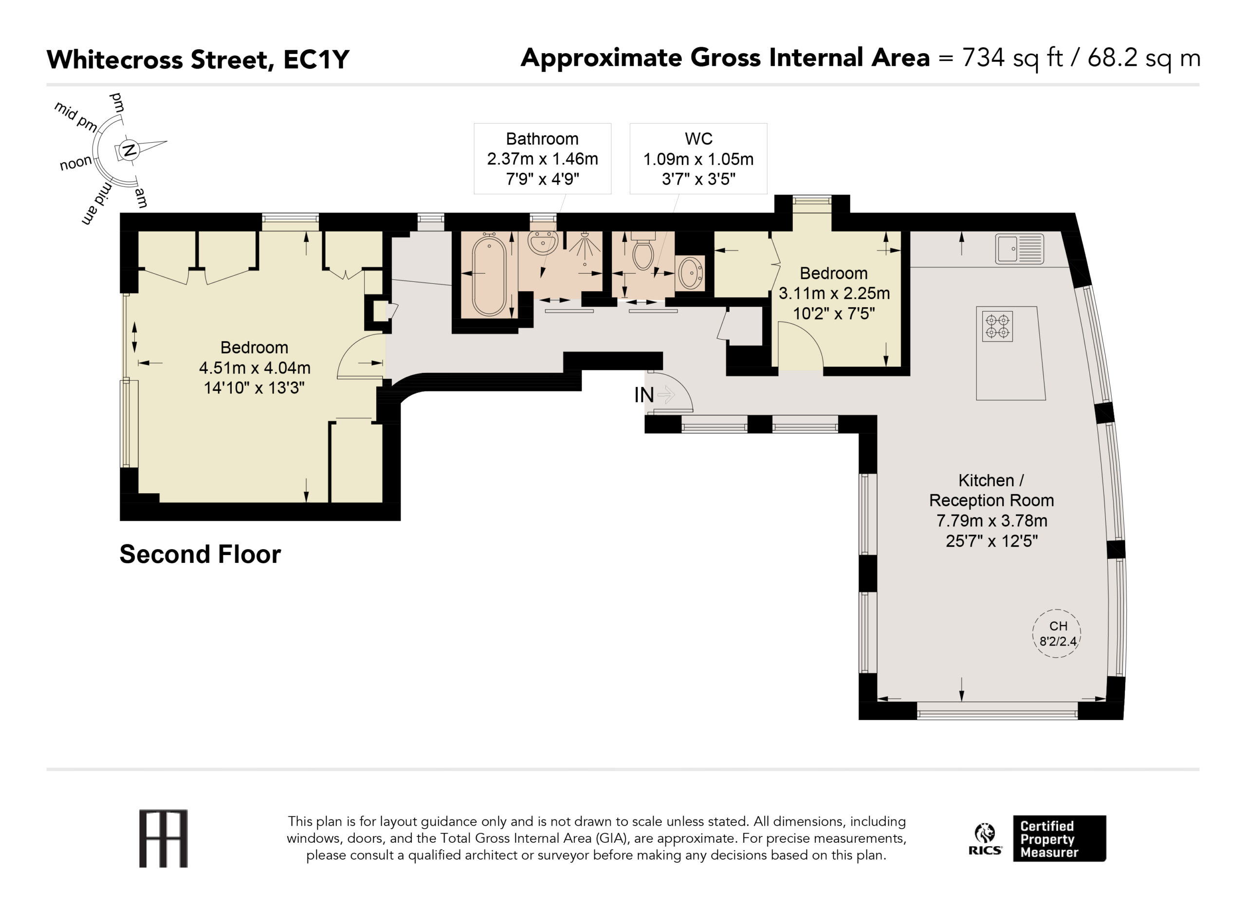 Whitecross Street, Islington floorplan