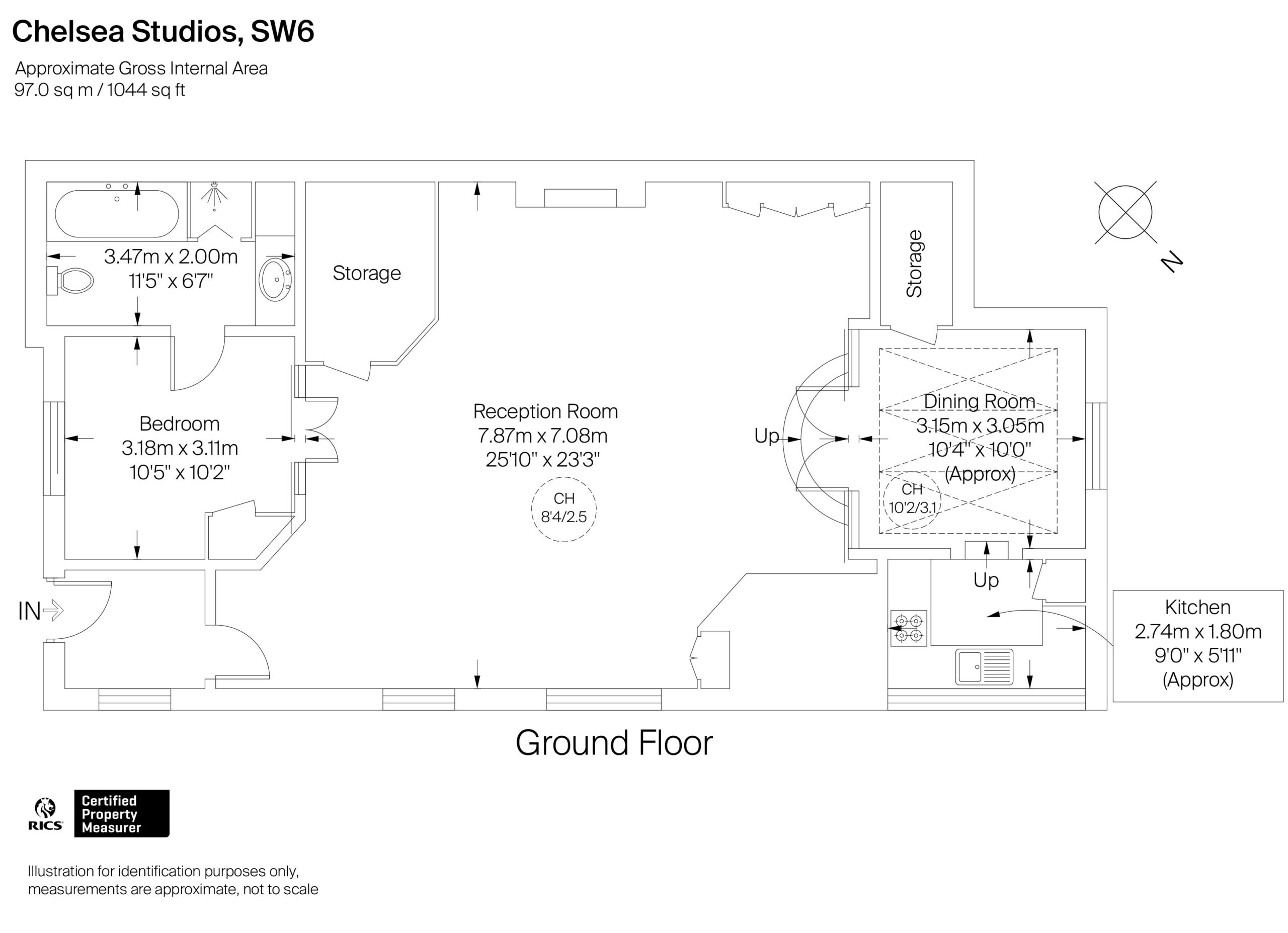 Chelsea Studios floorplan